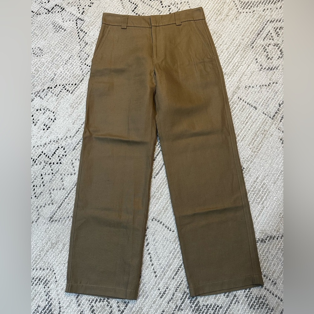 Vince Cotton Linen Straight Leg Pants